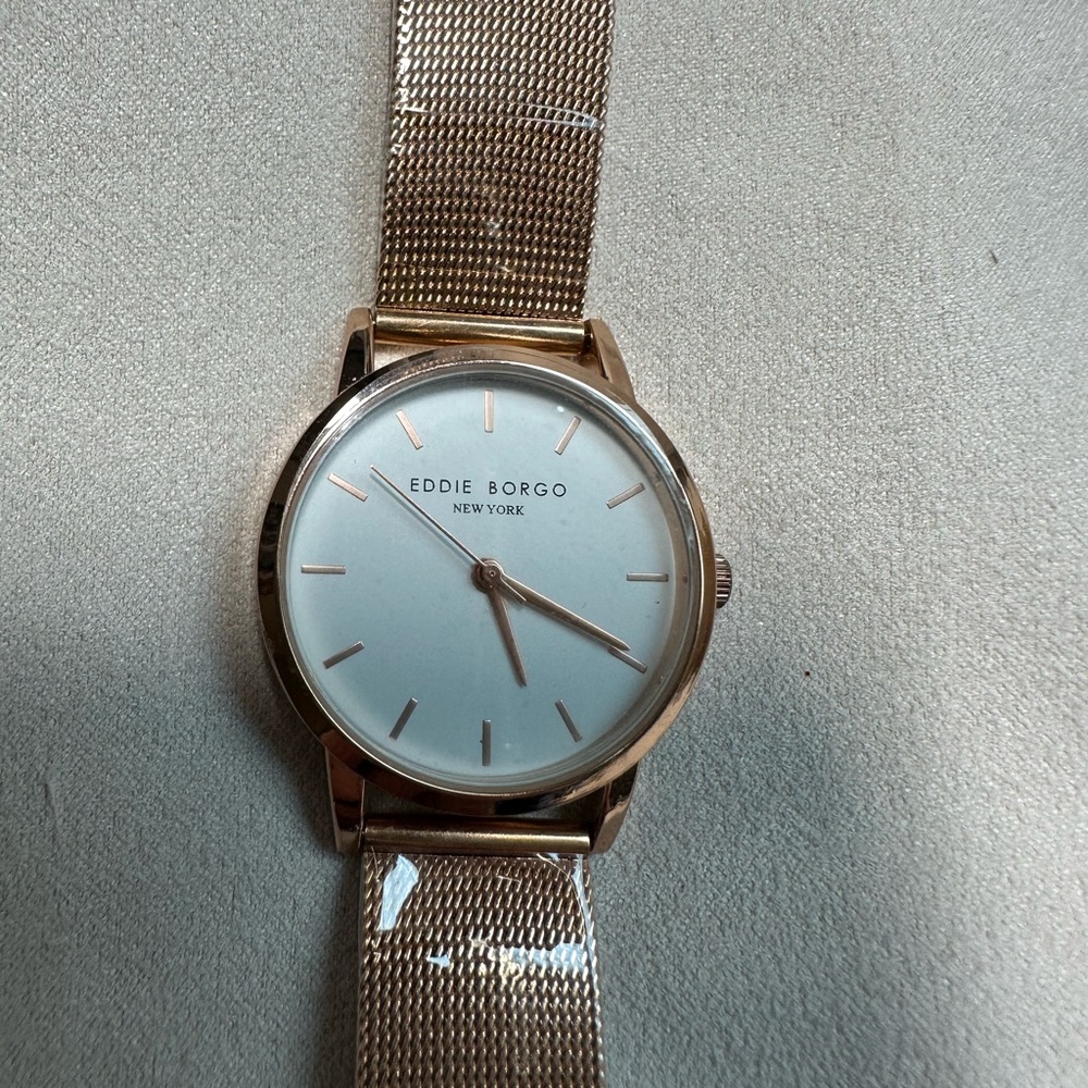 New / Eddie Borgo rose gold watch